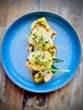Halloumi & Avocado Eggs Florentine  - To Go - Hot